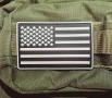 Водонепромокаема Гумена Лепенка Американски Флаг Велкро Закопчаване Дрехи Раници 8x5см Знаме САЩ USA, снимка 2