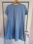 Zara синя памучна рокля, снимка 2