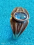 Винтидж сребърен пръстен с скъпоценен камък СУЛТАНИТ рядък 26152, снимка 3