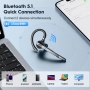 Бизнес Bluetooth Слушалка New Bee M50 – Bluetooth 5.2, Dual Mic и 24ч. разговори, снимка 5