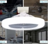 Таванен вентилатор с лампа, 30W фасунга за вентилатор, LED лампа, 3000-6500K,от 20-45C, снимка 1