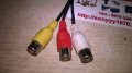 кабел-26см-преход а/в-3 чинча с жак, снимка 5