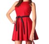 Червена рокля Avin, снимка 2