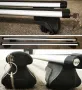THULE aero bar алуминиев багажник напречни греди за монтаж на надлъжни рейки 140cm, снимка 1