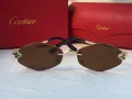 Cartier 2024 дамски слънчеви очила ромб 3 цвята, снимка 14