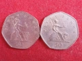 50 пенса 1997,99 г. Великобритания., снимка 1