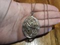 Старо сребърно колие филигран (101), снимка 1 - Колиета, медальони, синджири - 39179916