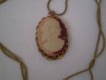 красив медальон Камея бронз 50те години , снимка 12
