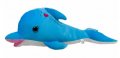 Нов голям плюшен син делфин I love Dolphins, със звук