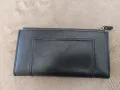 Нов черен кожен портфейл, снимка 4