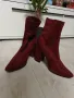 Велурени боти answear бордо дамски, снимка 2