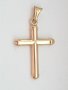 Дамски златен кръст 14 К , снимка 7
