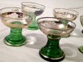 Лот чаши цветен кристал, снимка 7