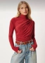 Червена Дамска Блуза , снимка 3