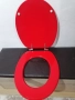 Червен капак за тоалетна чиния , снимка 2