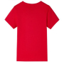 Детска тениска, червена, 104（SKU:12255