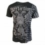 Мъжка тениска AFFLICTION Affliction Live Fast Series Black Wash в черно Black S Small, снимка 1