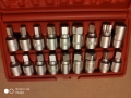 TRIDENT TOOLS 18бр 3/8 DRAIN PLUG KEY SET вложки камъни комплект, снимка 2