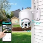 iCSee Външна Въртяща PTZ CAMERA WiFi. Водоустойчива IP камера Wi-Fi, снимка 2