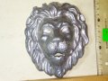 Стара КРАСИВА СРЕБРИСТА МЕТАЛНА ЛЪВСКА ГЛАВА БАРЕЛЕФ ФМОГО ЕФЕКТНА За УКРАСА на ПОРТА КОЛЕКЦИЯ 42746, снимка 12
