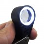 Бижутерска мини лупа с 20 кратно оптично увеличение с LED и UV светлина, снимка 7