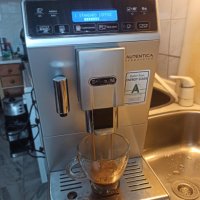 Кафеавтомат Делонги Аутентика с кана за капучино, прави страхотно кафе с каймак и капучино , снимка 1 - Кафемашини - 40251921