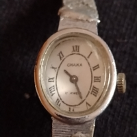 Ретро модел часовник Чайка 11 камъка за колекция няма капаче - 26804, снимка 2 - Антикварни и старинни предмети - 36549008