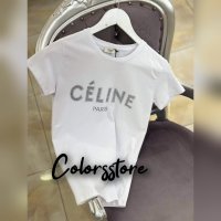  Бяла тениска  Celine кодVL12q86, снимка 1 - Тениски - 40874352