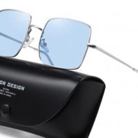Анти UVA/UVB/UVC UV400 100% Защита Слънчеви Поляризирани Фотохроматични Очила с Метална Рамка. Сини., снимка 2 - Слънчеви и диоптрични очила - 32543984