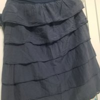 оригинална т.синя лятна пола, снимка 2 - Поли - 32711518