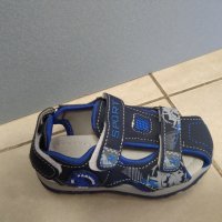 Сини сандали за момче с велкро лепенки, снимка 2 - Детски сандали и чехли - 33288408