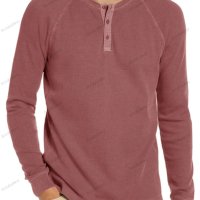 Нова мъжка тениска Henley с кръгло деколте и дълъг ръкав, 6цвята - 024, снимка 12 - Тениски - 39132027