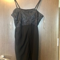 Дълга черна рокля, снимка 4 - Рокли - 33358090