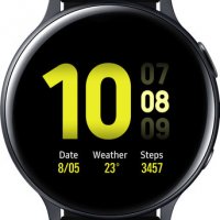 SAMSUNG GALAXY WATCH ACTIVE2 ALUMINUM AQUA BLACK 44MM R820 (WI-FI), снимка 3 - Смарт часовници - 26904346