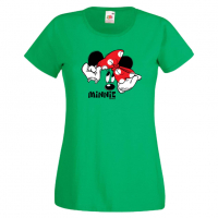Дамска тениска Minnie Mouse 2 Подарък,Изненада,Рожден ден,, снимка 3 - Тениски - 36530718