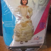 Красива карнавална рокля на принцеса Бел 7-9 год., снимка 3 - Детски рокли и поли - 43158529