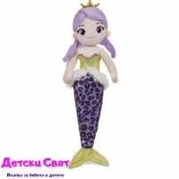 Плюшена мека кукла русалка, снимка 3 - Плюшени играчки - 36788850