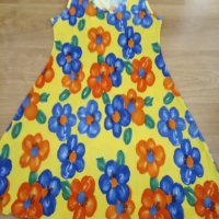 Прекрасна рокля на ярки цветя, снимка 3 - Рокли - 38847472
