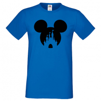 Мъжка тениска Mickey Head 2 Подарък,Изненада,Рожден ден, снимка 2 - Тениски - 36575851