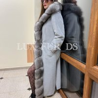 Луксозно палто от ЛАМА И ЛИСИЦА, размер С, снимка 3 - Палта, манта - 28805100