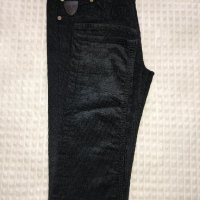 Великолепни дамски черни кадифени джинси - номер 31, снимка 4 - Дънки - 43167958