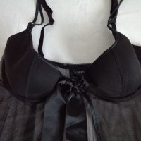Victoria's Secret дамска къса прозрачна нощница в черен цвят р-р XS, снимка 5 - Нощници - 43037908