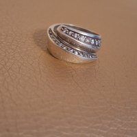 сребърен пръстен, снимка 1 - Пръстени - 44098543