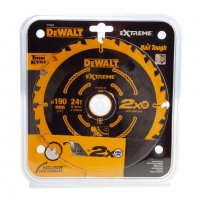 Циркулярен диск за рязане на дърво - 190х30х1.65 mm, z 24 / DEWALT , снимка 1 - Железария - 39381746