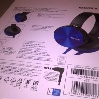 SONY HEADPHONES-NEW BLUE, снимка 13 - Слушалки и портативни колонки - 26647143