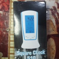 LED Цифров часовник/будилник със синя подсветка, електронен календар, термометър, Аларма , снимка 12 - Други - 40439214