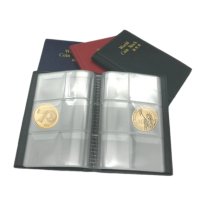 Албум за 60 големи монети до 45 мм, класьор за монети , колекция монета , калъф джоб , снимка 1 - Нумизматика и бонистика - 43397437