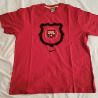 nike  barcelona  camp nou тениска с къс ръкав червена оригинална, снимка 3 - Тениски - 35225756