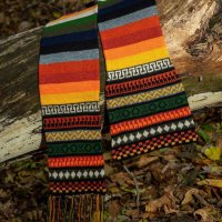  Перуанска шало-шапка с вълна на алпака различни цветове , снимка 6 - Шалове - 42961607