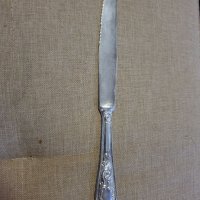Италиански сребърен нож проба 800, снимка 5 - Антикварни и старинни предмети - 32808503